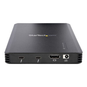 StarTech.com Caja Thunderbolt 3™ de 4 Bahías NVMe M.2 para SSD, con 1 Puerto de Vídeo DisplayPort y 2 Thunderbolt 3, 40gbps, con Fuente de Poder de 72W, Caja Externa para Disco Duro StarTech.com Caja Thunderbolt 3™ de 4 Bahías NVMe M.2 para SSD, con 1 Puerto de Vídeo DisplayPort y 2 Thunderbolt 3, 40gbps, con Fuente de Poder de 72W, Caja Externa para Disco Duro