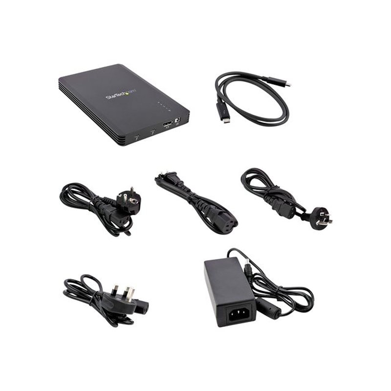 StarTech.com Caja Thunderbolt 3™ de 4 Bahías NVMe M.2 para SSD, con 1 Puerto de Vídeo DisplayPort y 2 Thunderbolt 3, 40gbps, con Fuente de Poder de 72W, Caja Externa para Disco Duro StarTech.com Caja Thunderbolt 3™ de 4 Bahías NVMe M.2 para SSD, con 1 Puerto de Vídeo DisplayPort y 2 Thunderbolt 3, 40gbps, con Fuente de Poder de 72W, Caja Externa para Disco Duro - Imagen 7