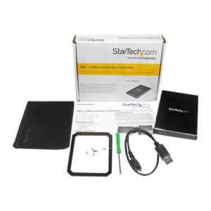 StarTech.com Caja USB 3.1 Gen 2 de 1 bahía de 2,5 pulgadas SATA III