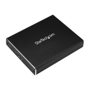 StarTech.com Caja de Dos Bahías M.2 NGFF - USB 3.1 (10Gbps) - RAID - Caja Externa USB-C y USB-A de Aluminio StarTech.com Caja de Dos Bahías M.2 NGFF - USB 3.1 (10Gbps) - RAID - Caja Externa USB-C y USB-A de Aluminio