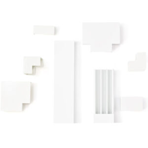 StarTech.com Canaleta de Gestión de Cable Sólido con Tapa. 50 mm de An x 20 mm de Al - 2 m de Lar. Con 3 Divisiones para Ocultar Cables de Red - Sistema de Conducto de Cableado para Cables de Alimentación - UL