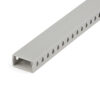StarTech.com Canaleta para Cableado con Ranura Abierta y Tapa, 50 mm An x 25 mm Al - 2 m Lar - Ranuras de 8 mm, Cubierta de PVC o Conducto de Pared para Cables de Red - Para un Máximo de 25 Cables - UL