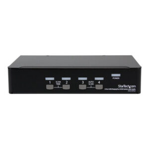 StarTech.com Conmutador Switch KVM 4 puertos Vídeo DisplayPort DP Hub Concentrador USB 2.0 Audio - 2560x1600