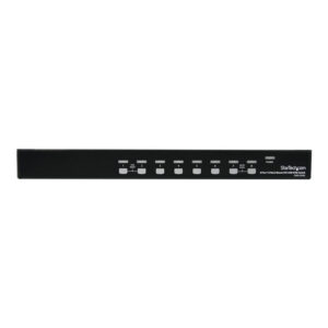 StarTech.com Conmutador Switch KVM 8 Puertos de Vídeo DVI USB 2.0 USB B - 1U Rack Estante