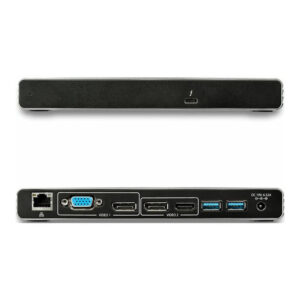StarTech.com Dock Thunderbolt 3 - Docking Station Thunderbolt 3 de Dos Monitores DisplayPort HDMI y VGA 1080p para Portátil - Replicador de Puertos con Entrega de Alimentación PD de 85W y Carga - Ethernet - 2x USB-A - para Windows y Mac StarTech.com Dock Thunderbolt 3 - Docking Station Thunderbolt 3 de Dos Monitores DisplayPort HDMI y VGA 1080p para Portátil - Replicador de Puertos con Entrega de Alimentación PD de 85W y Carga - Ethernet - 2x USB-A - para Windows y Mac