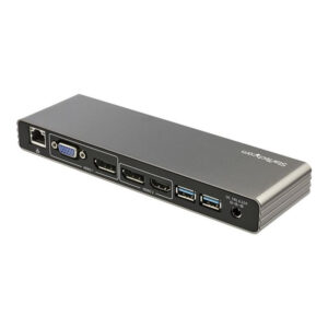 StarTech.com Dock Thunderbolt 3 - Docking Station Thunderbolt 3 de Dos Monitores DisplayPort HDMI y VGA 1080p para Portátil - Replicador de Puertos con Entrega de Alimentación PD de 85W y Carga - Ethernet - 2x USB-A - para Windows y Mac StarTech.com Dock Thunderbolt 3 - Docking Station Thunderbolt 3 de Dos Monitores DisplayPort HDMI y VGA 1080p para Portátil - Replicador de Puertos con Entrega de Alimentación PD de 85W y Carga - Ethernet - 2x USB-A - para Windows y Mac