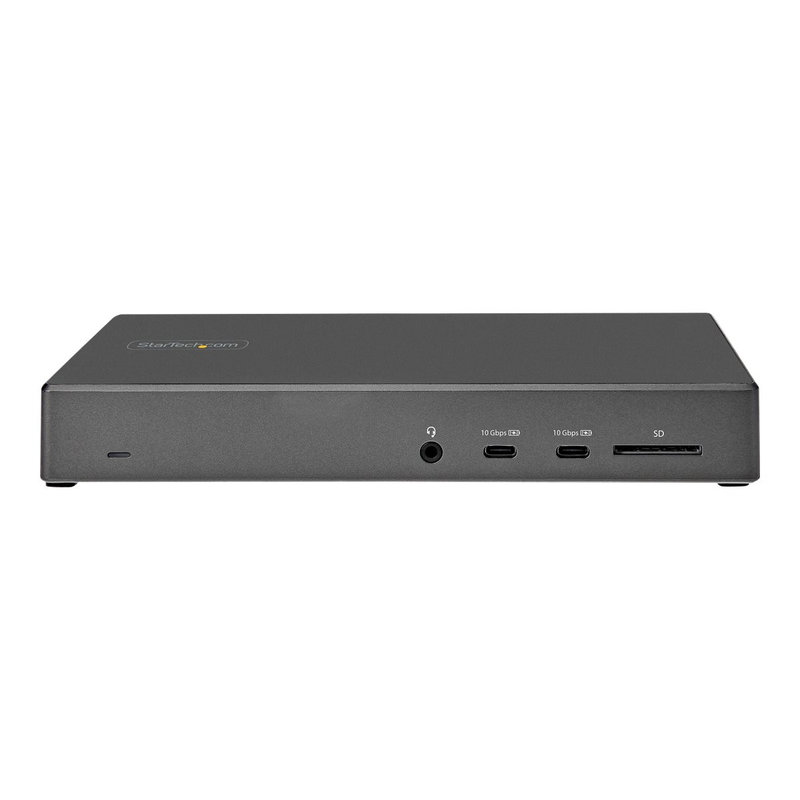 StarTech.com Dock USB-C - Docking Station USB Tipo C para 3 Monitores de 4K - con 100W de Entrega de Alimentación PD - Modo Alt DP 1.4 y DSC - 2x DisplayPort 1.4/HDMI 2.0 - 6xUSB - Windows o Chrome