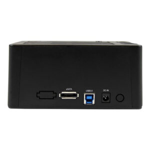 StarTech.com Docking Station eSATA USB 3.0 con UASP de 2 Bahías para Disco Duro o SSD SATA de 2,5 o 3,5 Pulgadas