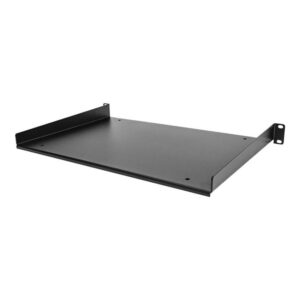 StarTech.com Estante 1U para Rack de Servidores - Bandeja Universal Voladiza para Montaje en Armario Rack para Equipos de Red de 19" - Capacidad de 25kg - de 12" de Profundidad