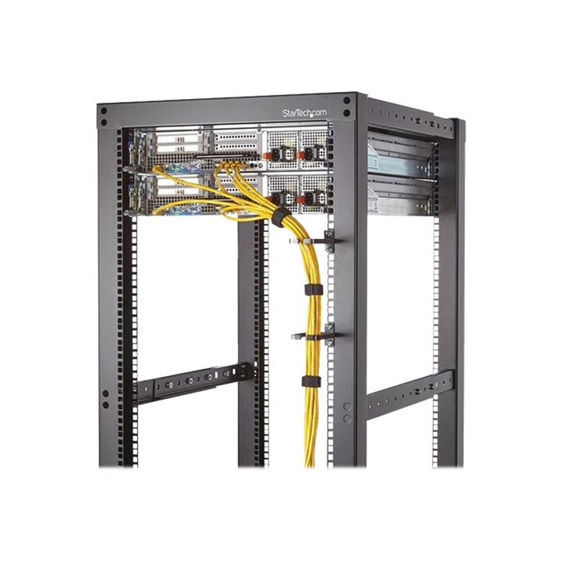 StarTech.com Gestionador de Cableado con Gancho y Bucle - Tiras de Gestión de Cables Autoadherentes - Bobina de 30m - Imagen 3