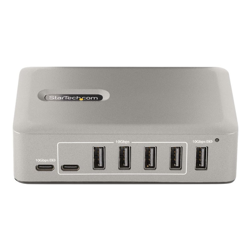 StarTech.com Hub Concentrador USB-C de 10 Puertos - 8x USB-A/2x USB-C - con Fuente de 65W - USB 3.1 10Gbps - Ladrón USB Tipo C con Certificación USB-IF - Multiplicador USB C StarTech.com Hub Concentrador USB-C de 10 Puertos - 8x USB-A/2x USB-C - con Fuente de 65W - USB 3.1 10Gbps - Ladrón USB Tipo C con Certificación USB-IF - Multiplicador USB C