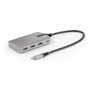 StarTech.com Hub Ladrón USB-C de 4 Puertos con Modo Alt de DP para USB-C y Salida de Vídeo de 4K 60Hz - 3x USB-A - 1x USB Tipo C - PD 100W - USB 3.2 10Gbps - Cable 30cm - Portátil StarTech.com Hub Ladrón USB-C de 4 Puertos con Modo Alt de DP para USB-C y Salida de Vídeo de 4K 60Hz - 3x USB-A - 1x USB Tipo C - PD 100W - USB 3.2 10Gbps - Cable 30cm - Portátil