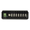 StarTech.com Hub USB 2.0 de 7 Puertos - Hub Ladrón Industrial USB-A (7x USB-A) de Metal con ESD & Protección Contra Picos de Corriente - con Temperatura Operativa Extendida de -40 a 85°C - de Instalación en Carril DIN / Pared / Escritorio