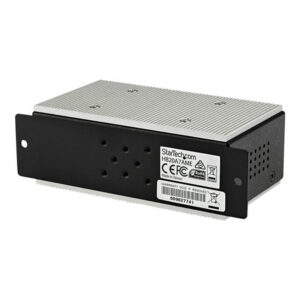 StarTech.com Hub USB 2.0 de 7 Puertos - Hub Ladrón Industrial USB-A (7x USB-A) de Metal con ESD & Protección Contra Picos de Corriente - con Temperatura Operativa Extendida de -40 a 85°C - de Instalación en Carril DIN / Pared / Escritorio