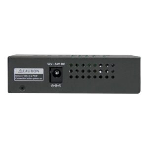StarTech.com Inyector de Alimentación PoE Power over Ethernet Midspan 4 Puertos Gigabit RJ45 de Pared - 802.3 at af