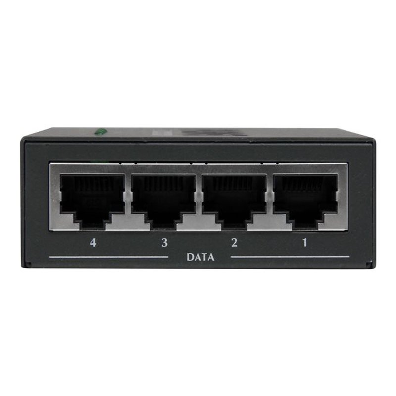 StarTech.com Inyector de Alimentación PoE Power over Ethernet Midspan 4 Puertos Gigabit RJ45 de Pared - 802.3 at af - Imagen 3