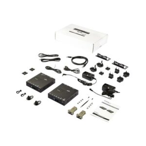 StarTech.com Juego Extensor HDMI 1080p por IP compatible Vídeo Wall - Juego Transmisor Receptor HDMI por Ethernet Cat5 Cat6 - Alargador StarTech.com Juego Extensor HDMI 1080p por IP compatible Vídeo Wall - Juego Transmisor Receptor HDMI por Ethernet Cat5 Cat6 - Alargador