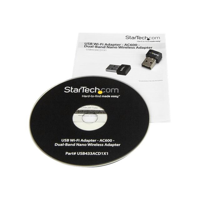 StarTech.com Micro Adaptador de Red Inalámbrica Wifi USB AC600 Externo - Wireless 1T1R 802.11ac - 2,4GHz y 5GHz - Imagen 10