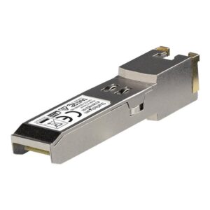 StarTech.com Módulo Transceptor SFP+ Compatible con HPE 813874-B21 - 10GBASE-T - SFP a RJ45 Cat6 / Cat5e - SFP+ Ethernet Gigabit de 10Gb - RJ45 - 30m - HPE BladeSystem, c-Class
