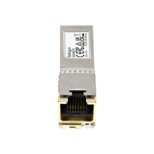 StarTech.com Módulo Transceptor SFP+ Compatible con HPE 813874-B21 - 10GBASE-T - SFP a RJ45 Cat6 / Cat5e - SFP+ Ethernet Gigabit de 10Gb - RJ45 - 30m - HPE BladeSystem, c-Class