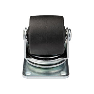 StarTech.com Ruedas de Servicio Pesado para Racks o Armarios de Servidores - Juego de 4 Ruedas Universales M6 de 2 Pulgadas - Patrón de 45x75mm - para Racks de 4 Columnas - de Plástico y Acero (RKCASTER2)