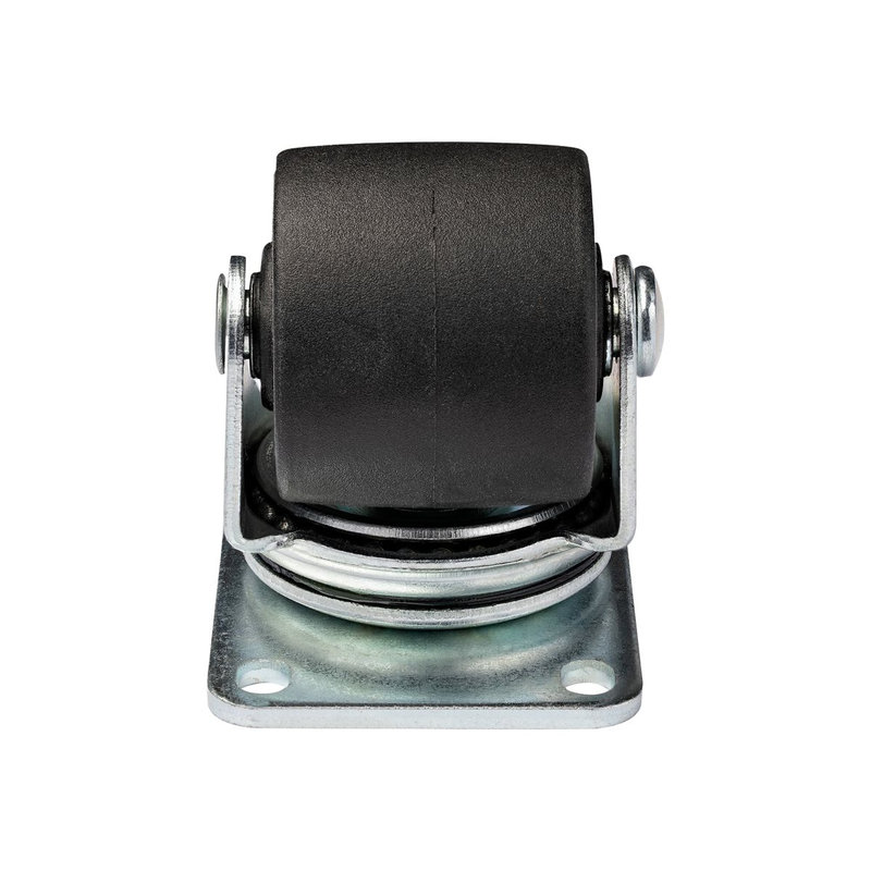 StarTech.com Ruedas de Servicio Pesado para Racks o Armarios de Servidores - Juego de 4 Ruedas Universales M6 de 2 Pulgadas - Patrón de 45x75mm - para Racks de 4 Columnas - de Plástico y Acero (RKCASTER2)
