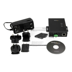 StarTech.com Servidor de Dispositivos Serie a IP de 2 Puertos RS232 - De Metal