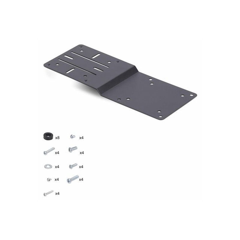 StarTech.com Soporte Bracket de Montaje VESA Compatible con 75x75/100x100 para NUC/Thin Client/Docking Stations - Soporte VESA para Mini PC