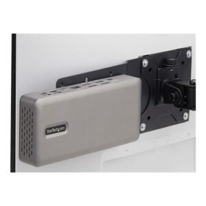StarTech.com Soporte Bracket de Montaje VESA Compatible con 75x75/100x100 para NUC/Thin Client/Docking Stations - Soporte VESA para Mini PC