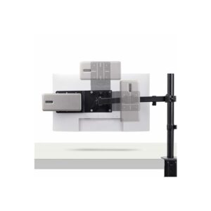 StarTech.com Soporte Bracket de Montaje VESA Compatible con 75x75/100x100 para NUC/Thin Client/Docking Stations - Soporte VESA para Mini PC