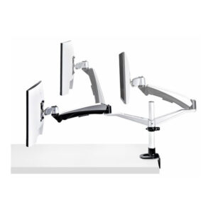 StarTech.com Soporte de Escritorio para Monitor VESA 75x75/100x100 de 27 Pulgadas 16:9 / 30 Pulgadas 21:9 Ultrawide - Grommet o Abrazadera en C - Ajuste sin Herramientas - Brazo Asistido por Resorte