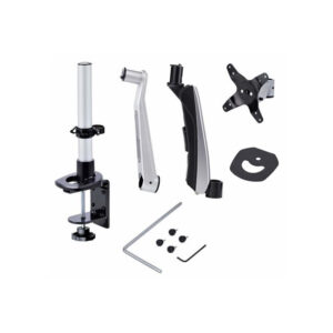 StarTech.com Soporte de Escritorio para Monitor VESA 75x75/100x100 de 27 Pulgadas 16:9 / 30 Pulgadas 21:9 Ultrawide - Grommet o Abrazadera en C - Ajuste sin Herramientas - Brazo Asistido por Resorte