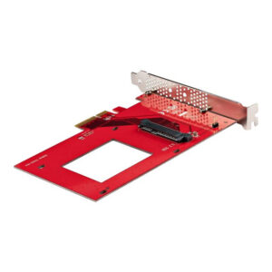 StarTech.com Tarjeta Adaptador U.3 a PCIe - Adaptador PCIe 4.0 x4 para SSDs U.3 NVMe de 2,5" - Tarjeta de Expansión PCI Express SFF-TA-1001 - se Ajusta a TAA