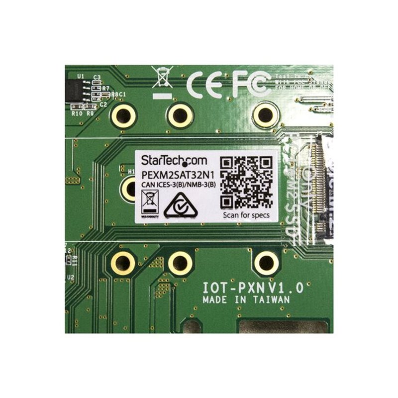 StarTech.com Tarjeta Adaptadora PCI Express 3.0 de 3 Puertos M.2 para SSD - 1x NVMe - 2x SATA III - Imagen 9