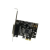 StarTech.com Tarjeta Adaptadora PCI Express PCIe 2 Puertos Serie 1 Paralelo con Cable Multiconector RS232 Serial