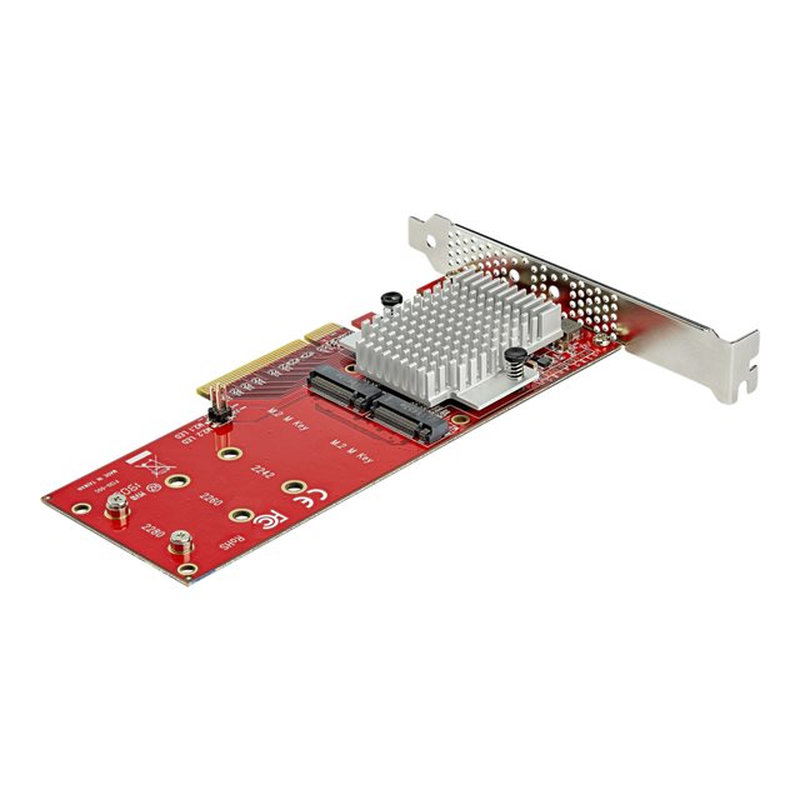 StarTech.com Tarjeta Adaptadora para 2 SSD M.2 PCIe SSD - Dos SSDs NVMe o AHCI M.2 SSD a x8/x16 PCI Express 3.0 - Compatible con PCIe M.2 NGFF (M-Key) - Admite 2242, 2260, 2280 - Mac y PC StarTech.com Tarjeta Adaptadora para 2 SSD M.2 PCIe SSD - Dos SSDs NVMe o AHCI M.2 SSD a x8/x16 PCI Express 3.0 - Compatible con PCIe M.2 NGFF (M-Key) - Admite 2242, 2260, 2280 - Mac y PC - Imagen 4