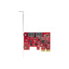 StarTech.com Tarjeta PCIe SATA - Tarjeta PCI Express Controladora de 2 Puertos SATA de 6Gbps - Perfil Completo o Bajo - Adaptador PCI Express a SATA - SATA RAID ASM1062R StarTech.com Tarjeta PCIe SATA - Tarjeta PCI Express Controladora de 2 Puertos SATA de 6Gbps - Perfil Completo o Bajo - Adaptador PCI Express a SATA - SATA RAID ASM1062R