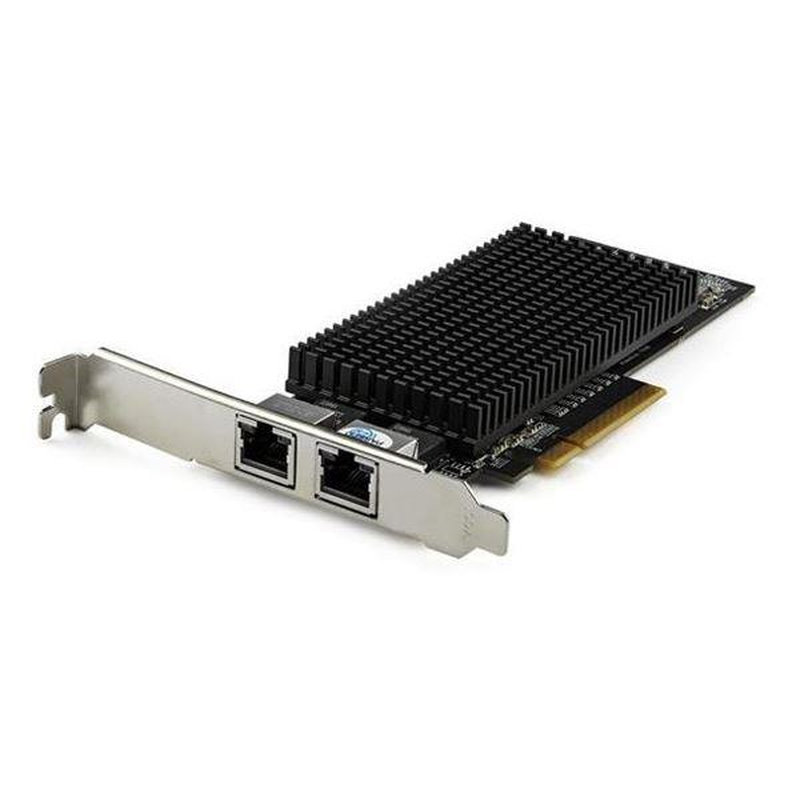 StarTech.com Tarjeta de Red PCI Express de 2 Puertos de 10Gb - Adaptador de Red Interno PCI Express Tehuti TN4010 10GBASE-T y NBASE-T - NIC - Adaptador de Interfaz de Red de 10/5/2,5/1GbE Multi Gigabit Ethernet - Tarjeta LAN StarTech.com Tarjeta de Red PCI Express de 2 Puertos de 10Gb - Adaptador de Red Interno PCI Express Tehuti TN4010 10GBASE-T y NBASE-T - NIC - Adaptador de Interfaz de Red de 10/5/2,5/1GbE Multi Gigabit Ethernet - Tarjeta LAN