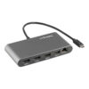 StarTech.com Thunderbolt 3-minidockningsstation - bärbar TB3-dockningsstation för dubbelskärm med HDMI 4K 60 Hz - 2x USB-A-hubb (3.2/2.0) och GbE - 28 cm inbyggd kabel - TB3-multiportadapter för bärbara datorer - Mac/Windows StarTech.com Thunderbolt 3-minidockningsstation - bärbar TB3-dockningsstation för dubbelskärm med HDMI 4K 60 Hz - 2x USB-A-hubb (3.2/2.0) och GbE - 28 cm inbyggd kabel - TB3-multiportadapter för bärbara datorer - Mac/Windows