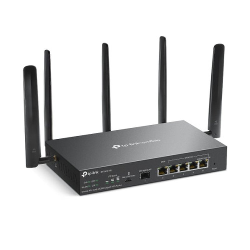 TP-Link ER706W-4G router inalámbrico Gigabit Ethernet Doble banda (2,4 GHz / 5 GHz) Negro - Imagen 3