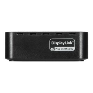 Targus DOCK315EUZ hub de interfaz USB 3.2 Gen 1 (3.1 Gen 1) Type-A + Mini DisplayPort 1.2 Negro