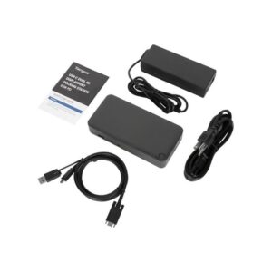 Targus DOCK315EUZ hub de interfaz USB 3.2 Gen 1 (3.1 Gen 1) Type-A + Mini DisplayPort 1.2 Negro