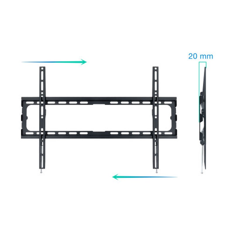 TooQ LP1080F-B soporte para TV 2,03 m (80") Negro TooQ LP1080F-B soporte para TV 2,03 m (80") Negro - Imagen 2