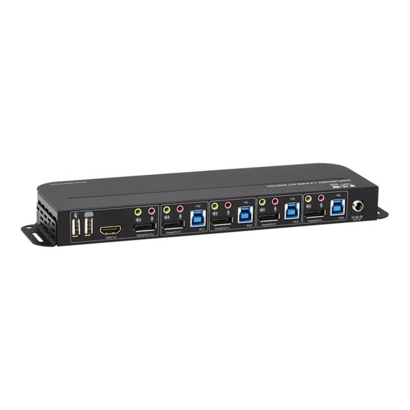 Tripp Lite B005-DPUA4 KVM DisplayPort / USB de 4 Puertos - 4K 60 Hz, HDR, HDCP 2.2, IR, DP 1.4, Compartido de USB - Imagen 4