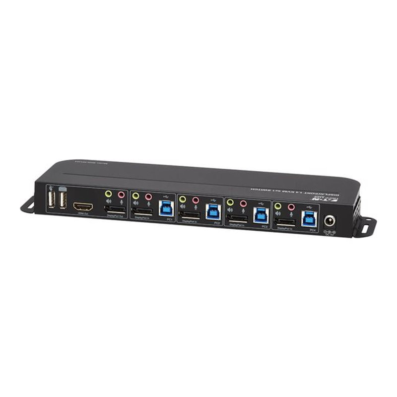Tripp Lite B005-DPUA4 KVM DisplayPort / USB de 4 Puertos - 4K 60 Hz, HDR, HDCP 2.2, IR, DP 1.4, Compartido de USB - Imagen 5