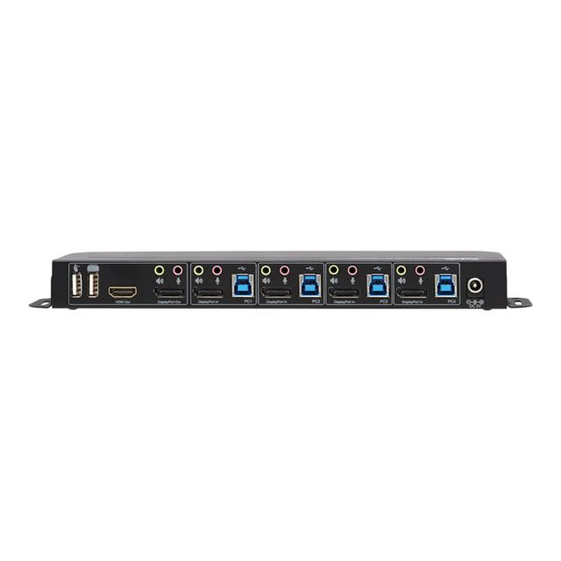 Tripp Lite B005-DPUA4 KVM DisplayPort / USB de 4 Puertos - 4K 60 Hz, HDR, HDCP 2.2, IR, DP 1.4, Compartido de USB - Imagen 6