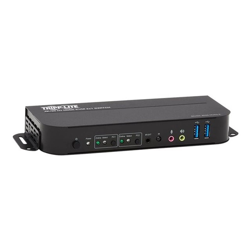 Tripp Lite B005-HUA2-K KVM HDMI / USB de 2 Puertos - 4K 60 Hz, HDR, HDCP 2.2, IR, Compartido de USB, Cables USB 3.0 Tripp Lite B005-HUA2-K KVM HDMI / USB de 2 Puertos - 4K 60 Hz, HDR, HDCP 2.2, IR, Compartido de USB, Cables USB 3.0 - Imagen 3