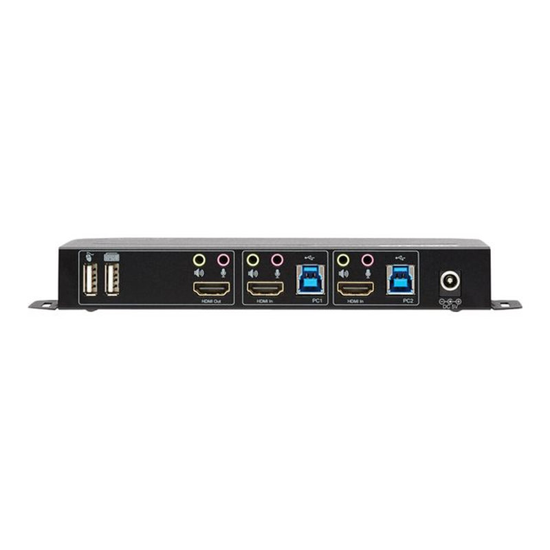 Tripp Lite B005-HUA2-K KVM HDMI / USB de 2 Puertos - 4K 60 Hz, HDR, HDCP 2.2, IR, Compartido de USB, Cables USB 3.0 Tripp Lite B005-HUA2-K KVM HDMI / USB de 2 Puertos - 4K 60 Hz, HDR, HDCP 2.2, IR, Compartido de USB, Cables USB 3.0 - Imagen 4