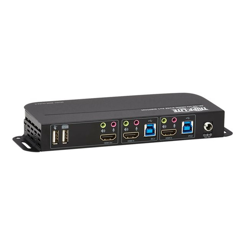 Tripp Lite B005-HUA2-K KVM HDMI / USB de 2 Puertos - 4K 60 Hz, HDR, HDCP 2.2, IR, Compartido de USB, Cables USB 3.0 Tripp Lite B005-HUA2-K KVM HDMI / USB de 2 Puertos - 4K 60 Hz, HDR, HDCP 2.2, IR, Compartido de USB, Cables USB 3.0 - Imagen 5