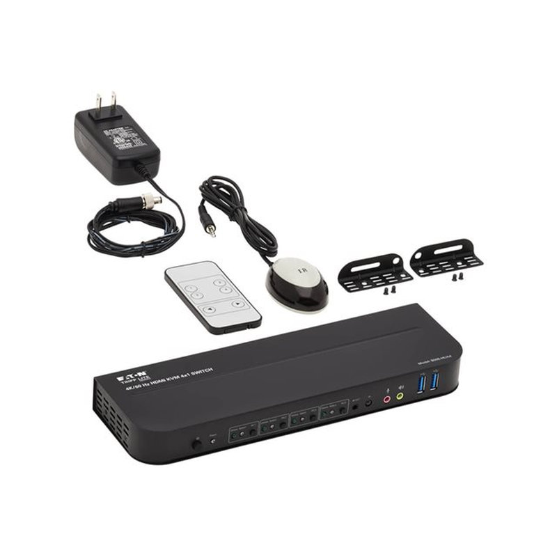 Tripp Lite B005-HUA4 KVM HDMI / USB de 4 Puertos - 4K 60 Hz, HDR, HDCP 2.2, IR, Compartido de USB - Imagen 7